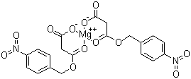 结构式 CAS# 83972-01-4, 对硝基苄醇丙二酸单酯镁