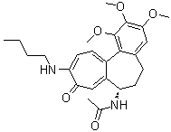 N'-Butylcolchicamide molecular structure (CAS 84092-79-5)