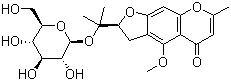 5-O-甲基维斯阿米醇苷分子结构 (CAS 84272-85-5)