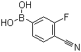 4-Cyano-3-fluorophenylboronic acid molecular structure (CAS 843663-18-3)