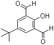 结构式 CAS# 84501-28-0, 4-叔丁基-2,6-二甲酰基苯酚