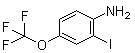 2-Iodo-4-trifluoromethoxyaniline molecular structure (CAS 845866-79-7)