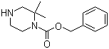 2,2-Dimethyl-1-piperazinecarboxylic acid benzyl ester molecular structure (CAS 846052-89-9)