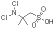2-(Dichloroamino)-2-methyl-1-propanesulfonic acid molecular structure (CAS 846056-87-9)