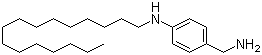4-(十六烷基氨基)苄胺分子结构 (CAS 84670-96-2)