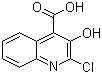2-Chloro-3-hydroxyquinoline-4-carboxylic acid molecular structure (CAS 847547-91-5)