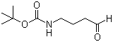 structure of CAS# 84766-90-5, N-(4-Oxobutyl)carbamic acid tert-butyl ester;(4-Oxobutyl)carbamic acid tert-butyl ester