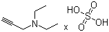 N,N-Diethyl-2-propyn-1-amine sulfate molecular structure (CAS 84779-61-3)