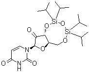 3',5'-O-(Tetraisopropyldisiloxane-1,3-diyl)-2'-ketouridine molecular structure (CAS 84828-97-7)