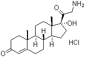 21-Amino-17-hydroxyprogesterone hydrochloride molecular structure (CAS 84869-30-7)