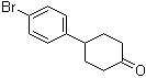 4-(4-溴苯基)环己酮分子结构 (CAS 84892-43-3)