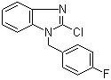 1-(4-Fluorobenzyl)-2-chlorobenzimidazole molecular structure (CAS 84946-20-3)