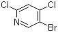 结构式 CAS# 849937-96-8, 5-溴-2,4-二氯吡啶