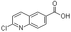 2-Chloro-6-quinolinecarboxylic acid molecular structure (CAS 849996-80-1)