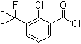 2-Chloro-3-trifluoromethylbenzoyl chloride molecular structure (CAS 850156-39-7)