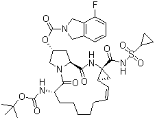 结构式 CAS# 850876-88-9, 丹诺普韦
