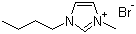 1-丁基-3-甲基咪唑溴盐分子结构 (CAS 85100-77-2)