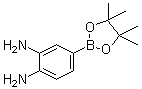 structure of CAS# 851883-08-4, 3,4-Diaminophenylboronic acid pinacol ester;4-(4,4,5,5-Tetramethyl-1,3,2-dioxaborolan-2-yl)benzene-1,2-diamine