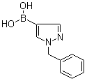 structure of CAS# 852362-22-2, (1-Benzyl-1H-pyrazol-4-yl)boronic acid;1-Benzyl-1H-pyrazole-4-boronic acid