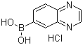 结构式 CAS# 852362-25-5, 喹喔啉-6-硼酸盐酸盐
