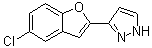 3-(5-Chloro-2-benzofuranyl)-1H-pyrazole molecular structure (CAS 852690-99-4)