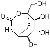 (1S,5S,6S,7R,8S)-6,7,8-Trihydroxy-1-(hydroxymethyl)-2-oxa-4-azabicyclo[3.3.1]nonan-3-one molecular structure (CAS 85281-06-7)