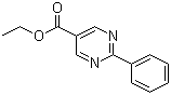 2-Phenyl-5-pyrimidinecarboxylic acid ethyl ester molecular structure (CAS 85386-14-7)
