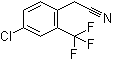 结构式 CAS# 85386-80-7, 4-氯-2-三氟甲基-苯乙腈