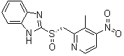 2-[(S)-[(3-Methyl-4-nitro-2-pyridinyl)methyl]sulfinyl]-1H-benzimidazole molecular structure (CAS 853950-79-5)