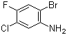 2-Bromo-5-chloro-4-fluoroaniline molecular structure (CAS 85462-59-5)