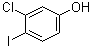3-Chloro-4-iodophenol molecular structure (CAS 855403-42-8)