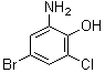 structure of CAS# 855836-14-5, 2-Amino-4-bromo-6-chlorophenol