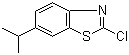 2-Chloro-6-(1-methylethyl)benzothiazole molecular structure (CAS 856171-16-9)