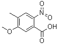 5-Methoxy-4-methyl-2-nitrobenzoic acid molecular structure (CAS 857599-32-7)