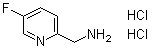 结构式 CAS# 859164-78-6, 2-氨基甲基-5-氟吡啶二盐酸盐
