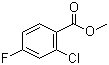 Methyl 2-chloro-4-fluorobenzoate molecular structure (CAS 85953-29-3)