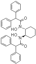 N,N'-(1R,2R)-1,2-Cyclohexanediylbis[N-hydroxy-alpha-phenylbenzeneacetamide] molecular structure (CAS 860036-16-4)