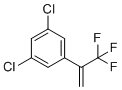 structure of CAS# 864725-22-4, 1,3-Dichloro-5-[1-(trifluoromethyl)ethenyl]benzene;2-(3,5-Dichlorophenyl)-3,3,3-trifluoro-1-propene; 3,5-Dichloro-1-(1-trifluoromethylethenyl)benzene