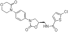 结构式 CAS# 865479-71-6, 5-R-利伐沙班