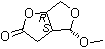 结构式 CAS# 866594-60-7, (3aS,4S,6aR)-四氢-4-甲氧基-呋喃并[3,4-b]呋喃-2(3H)-酮