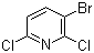 结构式 CAS# 866755-20-6, 3-溴-2,6-二氯吡啶