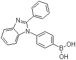[4-(2-Phenyl-1H-benzimidazol-1-yl)phenyl]boronic acid molecular structure (CAS 867044-33-5)