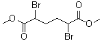 structure of CAS# 868-72-4, Dimethyl 2,5-dibromohexanedioate;Dimethyl 2,5-dibromoadipate; NSC 134297