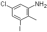 结构式 CAS# 870606-29-4, 5-氯-3-碘-2-甲基苯胺
