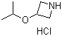 结构式 CAS# 871657-49-7, 3-异丙氧基氮杂环丁烷盐酸盐