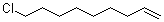 structure of CAS# 872-06-0, 9-Chloro-1-nonene