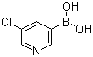 5-Chloropyridine-3-boronic acid molecular structure (CAS 872041-85-5)