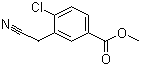 Methyl 4-chloro-3-(cyanomethyl)benzoate molecular structure (CAS 872091-83-3)