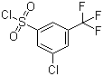 3-Chloro-5-trifluoromethylphenylsulfonyl chloride molecular structure (CAS 875167-01-4)