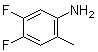 结构式 CAS# 875664-57-6, 4,5-二氟-2-甲基苯胺
